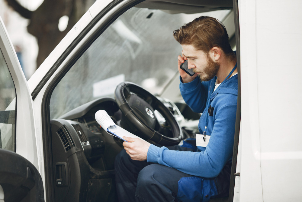 Prise de rendez-vous pour un remplacement de pare brise pour une camionnette